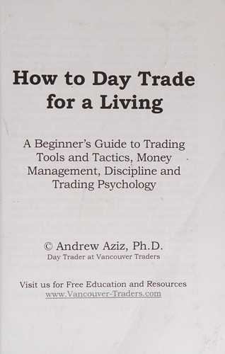 How to Day Trade for a Living - Book Summary