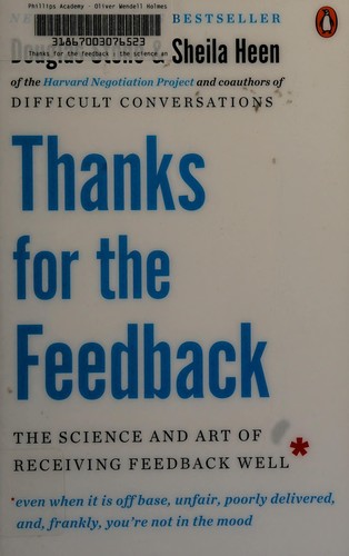 Thanks for the Feedback - Book Summary