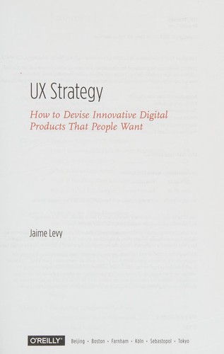 UX Strategy - Book Summary